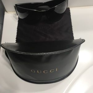 Authentic Gucci Sunglasses with case.